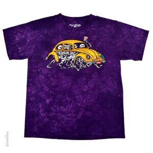 Grateful Dead Skeletons Y2K Keep On Trucking Bug Large T-shirt-Purple